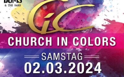 CHURCH IN COLOR (Kirche in Farbe) am Samstag, dem 2. März 2024, 20:00 Uhr, in der Apostelkirche