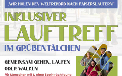 Neu: Inklusiver Lauftreff im Stadtteil Grübentälchen